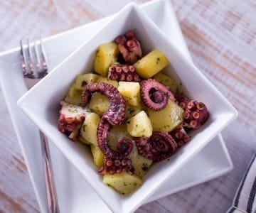 Insalata tiepida di polpo e patate