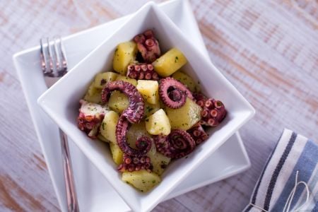 Insalata tiepida di polpo e patate