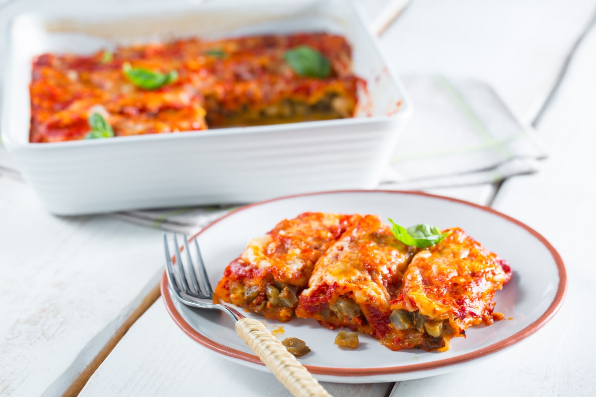 Cannelloni mit Auberginen