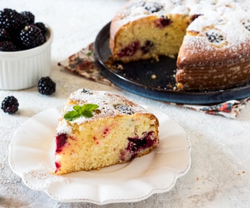 Brombeer-Joghurt-Kuchen