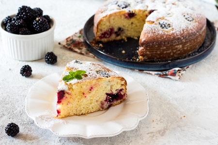 Brombeer-Joghurt-Kuchen