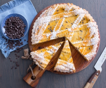 Torte mit Mascarpone und Schokostückchen