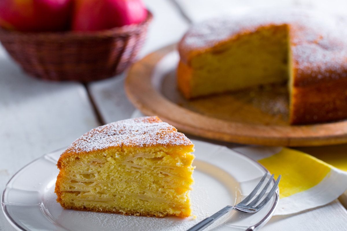 Unsichtbarer Apfelkuchen