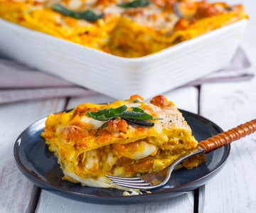 Lasagne mit Kürbis