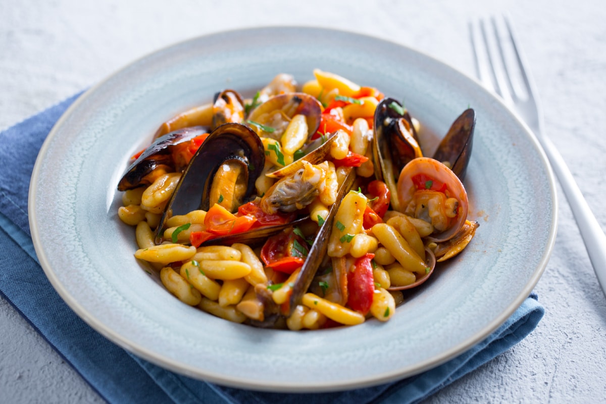 Cavatelli mit Meeresfrüchten