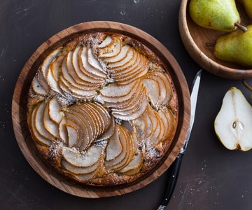 Ricotta-Birnen-Schokoladenkuchen