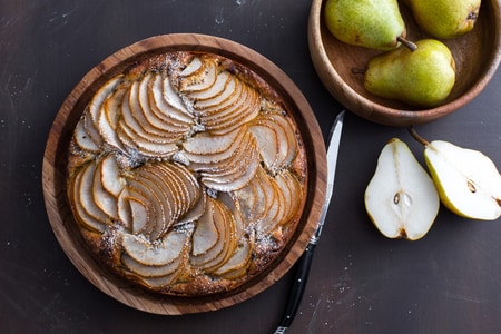 Ricotta-Birnen-Schokoladenkuchen