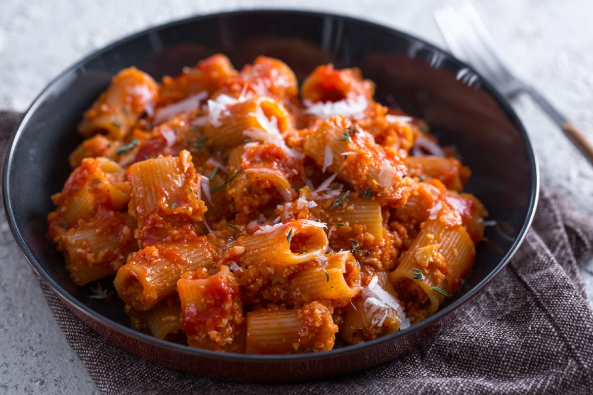 Pasta mit Blumenkohlragout