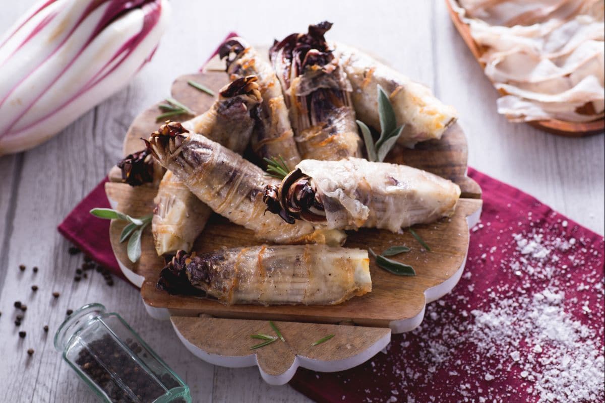 Gebackener Radicchio