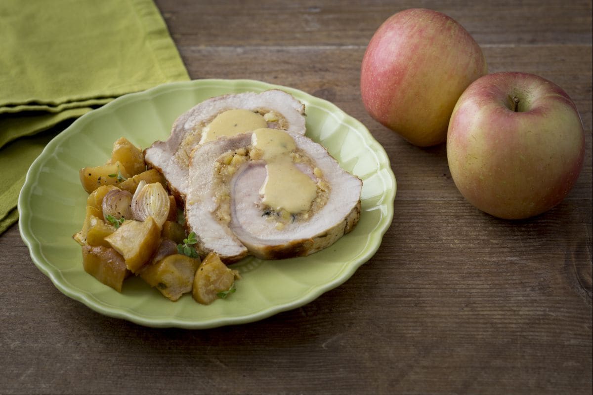 Schweinebraten mit Äpfeln