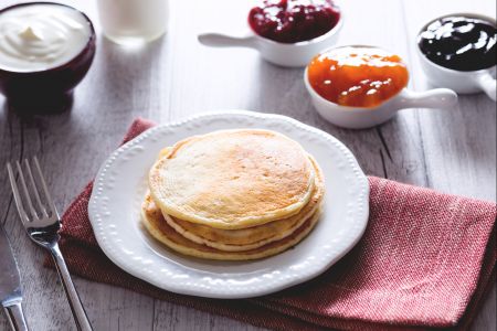 Pfannkuchen ohne Butter